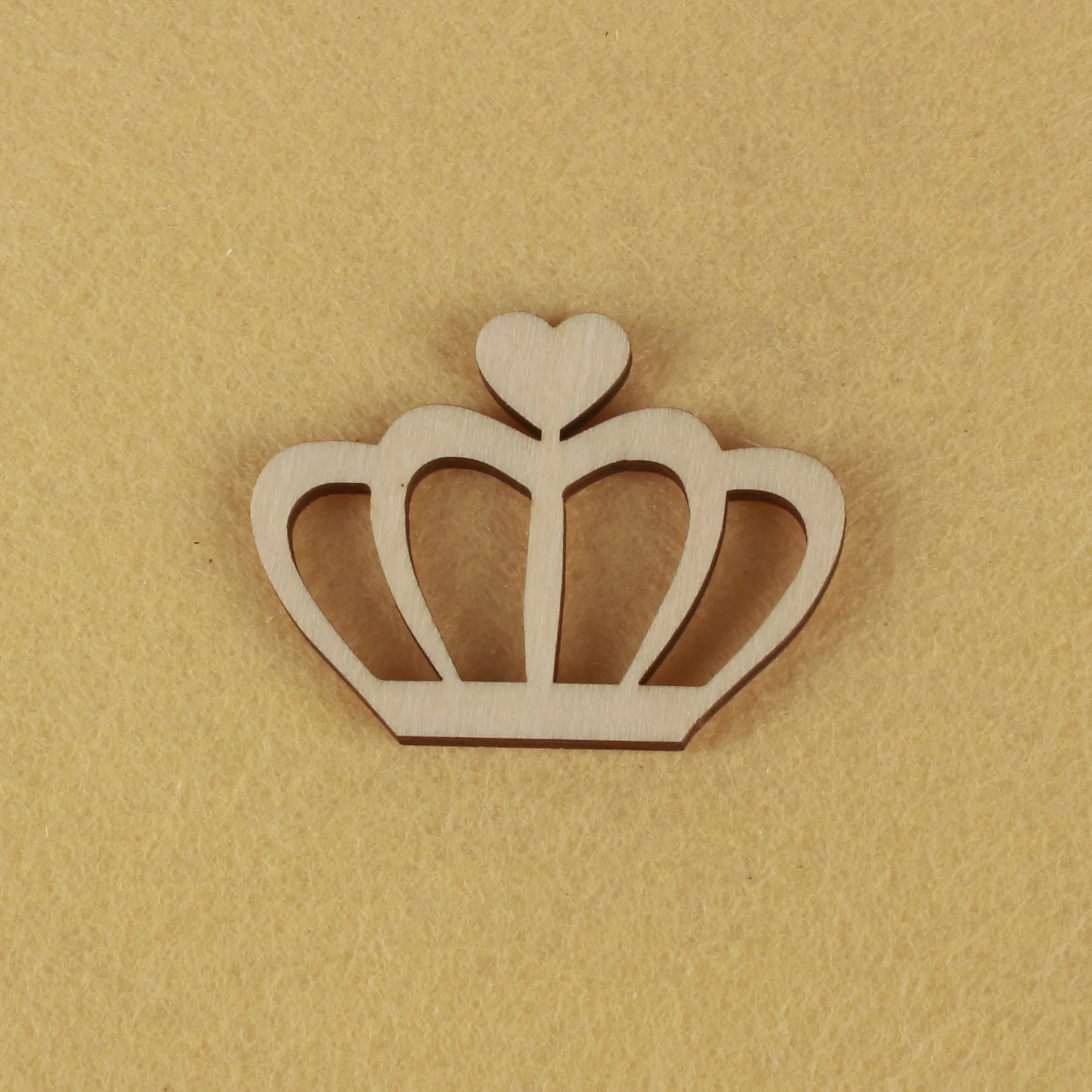 

Форма короны, лазерная вырезка талисмана, рождественские украшения, силуэт, без рисунка, 25 штук, деревянная форма (0684)