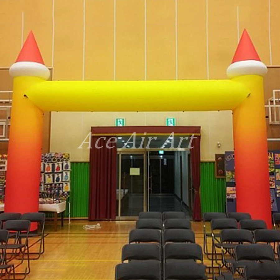 

free air blower cheaper Gothic Inflatable Castle Arch for Event planning company