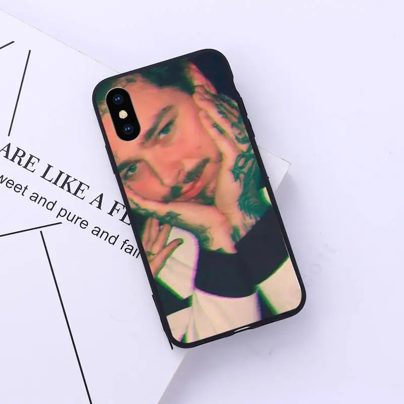 

Famous rapper post malone Phone Case for iPhone 11 12 pro XS MAX 8 7 6 6S Plus X 5S SE 2020 XR