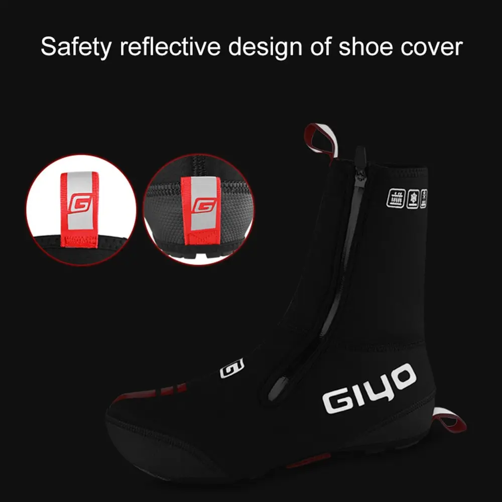 

SFIT Cycling Overshoes Waterproof MTB Road Warm bike Shoes Covers Windproof Rainproof Fleece Bicycle Winter Thermal Protector
