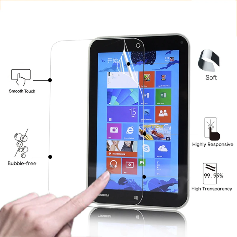 

Ultra HD LCD Anti-Scratched Screen Protector Film For Toshiba Encore mini WT7-C16 7.0" tablet high clear glossy protective films