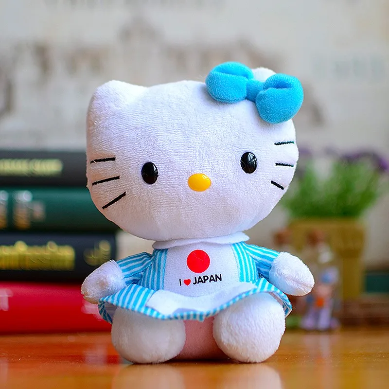 Бант Hello Rainbow, хлопковые конфеты, плюшевые игрушки, милые куклы Kawaii, котенок, кот, Детские милые Мультяшные мягкие животные, подарки для девочек