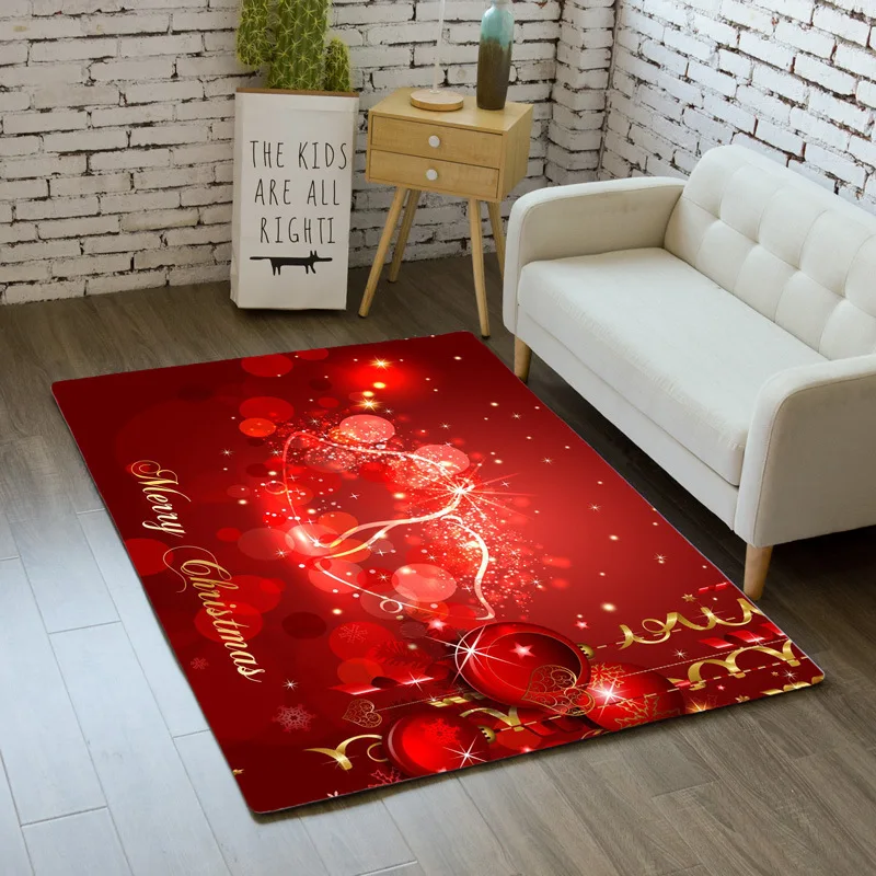christmas 3d rug living room carpet bedroom kids play mat soft flannel santa tree home decor kitchen floor area rug doormat free global shipping