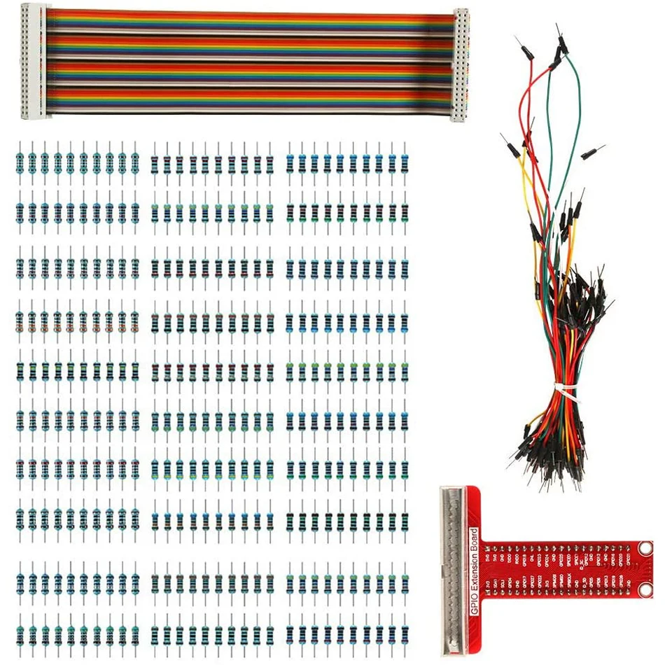 Raspberry Pi 4 B 3 комплект аксессуаров плата расширения типа GPIO T + 65 шт. джампедов 40