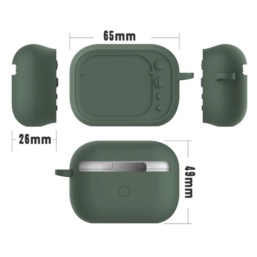 Силиконовый защитный чехол для наушников Airpods Pro с ремешком 2019|Аксессуары