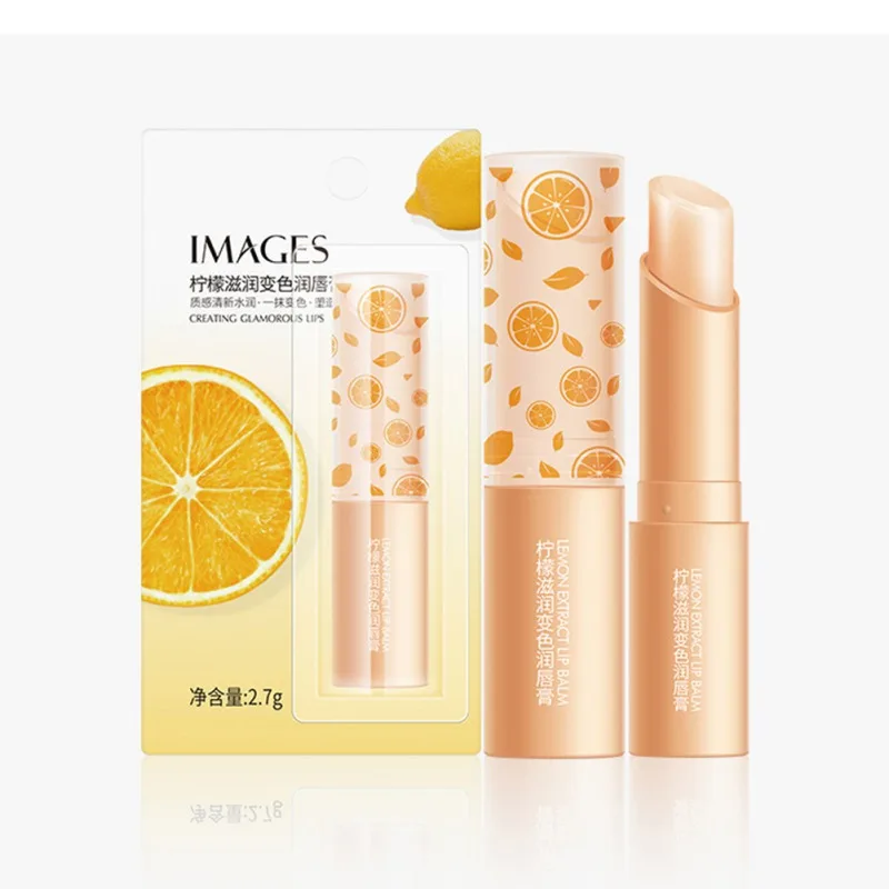 Экстракт лимона бальзам для губ Уход за губами меняющийся цвет крем увлажняющий