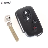 keyyou replacement shell 4 buttons smart remote key fob case for lexus gs430 es350 gs350 lx570 is350 rx350 is250 blank key