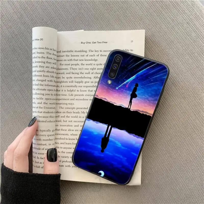 

Your Name Japan anime Phone Case For Samsung galaxy S 9 10 20 A 10 21 30 31 40 50 51 71 s note 20 j 4 2018 plus