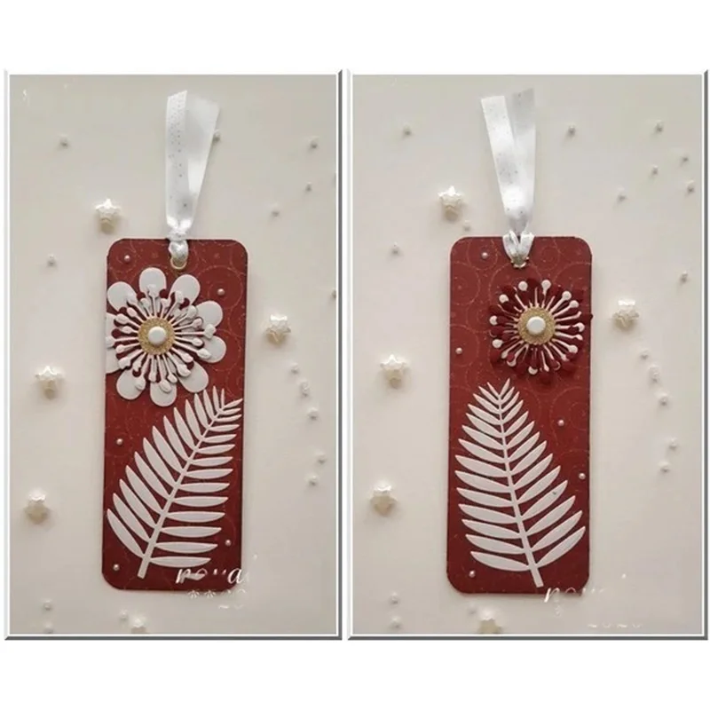 Bunnymoon Flower and Leaves Metal Cutting Dies Embossing Scrapbooking Stencil Craft Cut For DIY Card Handmade | Дом и сад