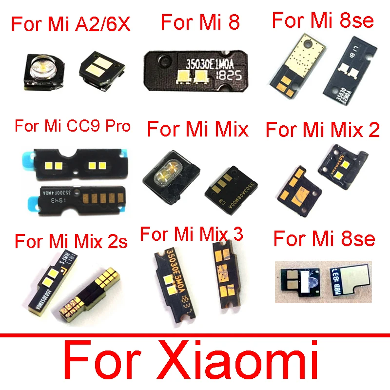 Вспышка для камеры фонарь лампа Xiaomi Mi A2 6X 8 CC9 Pro Note 10 Mix 2S датчик фонарика гибкий