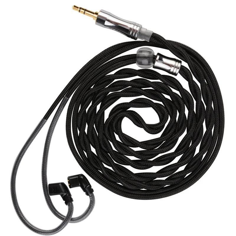 NiceHCK JIALAI JLDT2 экономичный OCC HiFi наушник IEM кабель провод 3 5/2 5/4 4 мм MMCX/QDC/0 78 2Pin для NRA ZEX