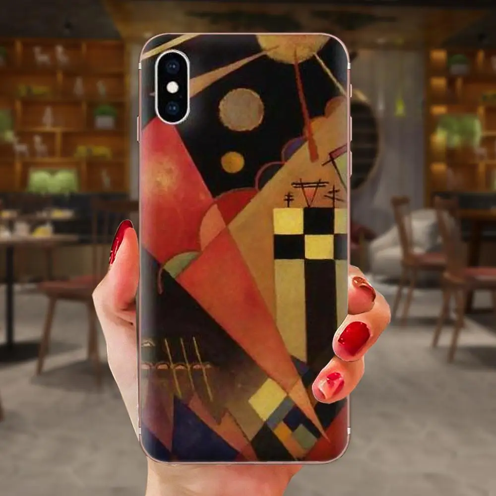 Мягкий ТПУ чехол Wassily Kandinsky новый стиль для Huawei Honor 4C 5A 5C 5X 6 6A 6X 7 7A 7C 7X 8 8C 8S 9 10 10i 20 20i