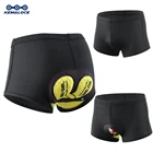 Велосипедные шорты KEMALOCE, улучшенное нижнее белье, гелевые подушечки, велосипедные шорты, противоударные женские черные велосипедные шорты из лайкры 100%