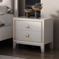 small dresser table near the bed white furniture for bedroom solid wood storage nightstands with double drawers bedside cabinet