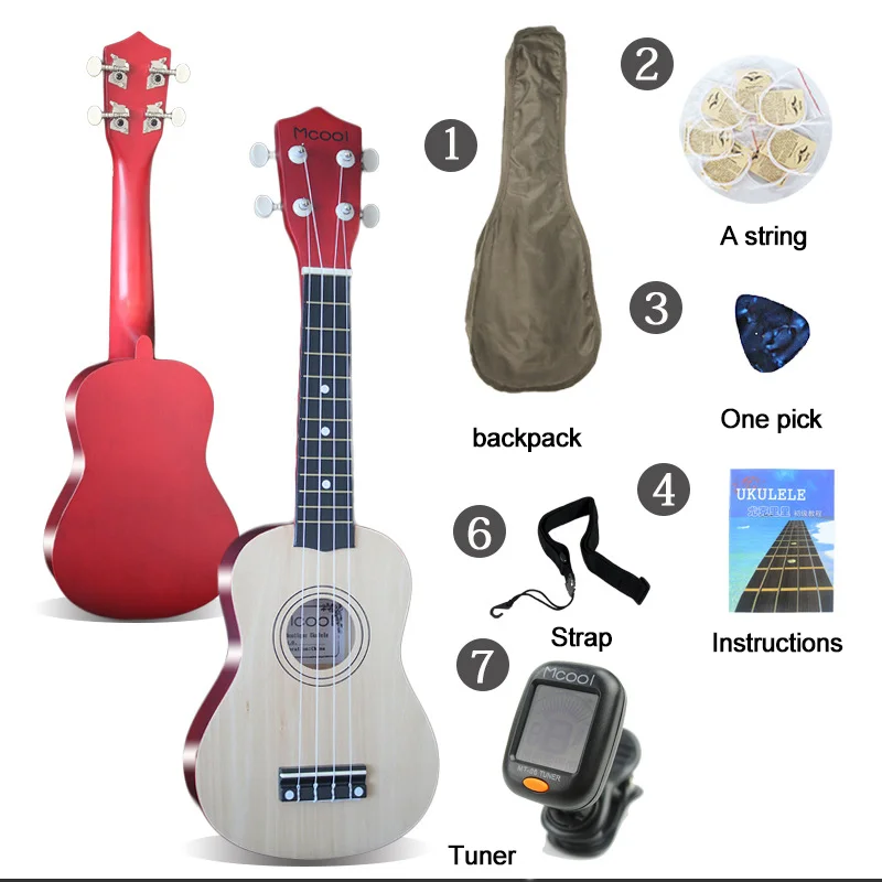 

Rosewood 21 Inches Ukulele 4 Strings Ukulele Soprano Hawaiian Spruce Guitar Ukelele Musical Stringed Instruments for Beginner