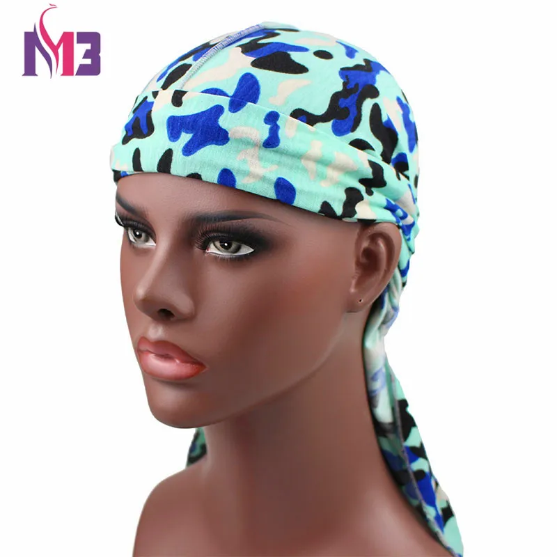 Цветная мягкая бандана Бандана из спандекса durag|Мужская Skullies & шапочки| |
