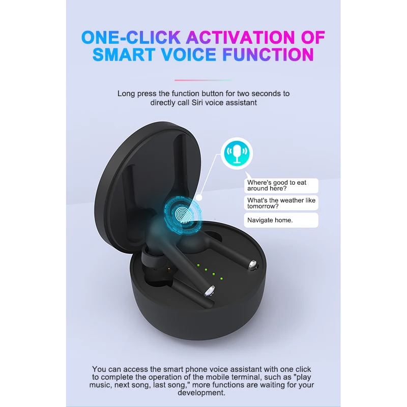 TWS Bluetooth 5 0 беспроводные наушники вкладыши спортивные игровые для смартфона Huawei P20