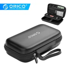 Жесткий чехол ORICO power Bank чехол для 2,5 жесткого диска USB кабель для внешнего хранения чехол для SSD, hdd коробка для хранения