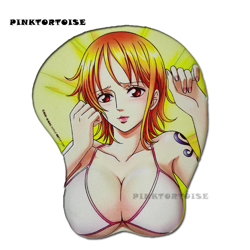 

Коврик для мыши pinktorplum otaku anime Nami, 3D силиконовый коврик для мыши на грудь и запястье, коврик для мыши для ноутбука, ПК, коврик для мыши, игровой ...