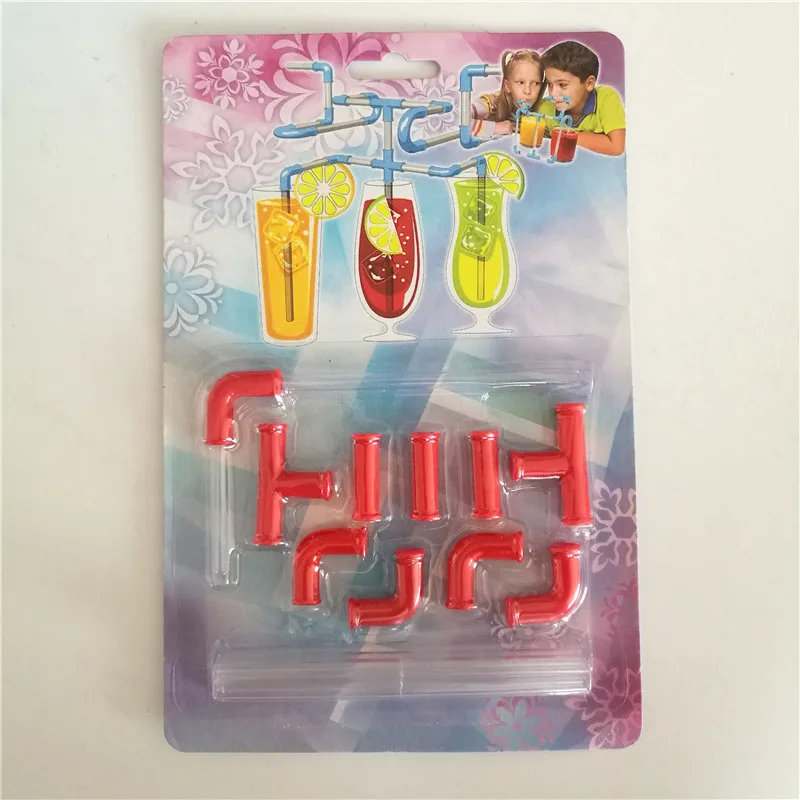 Смешные соединяемые пивные содовые питьевые фототрубки Крейзи гибкие сосущие