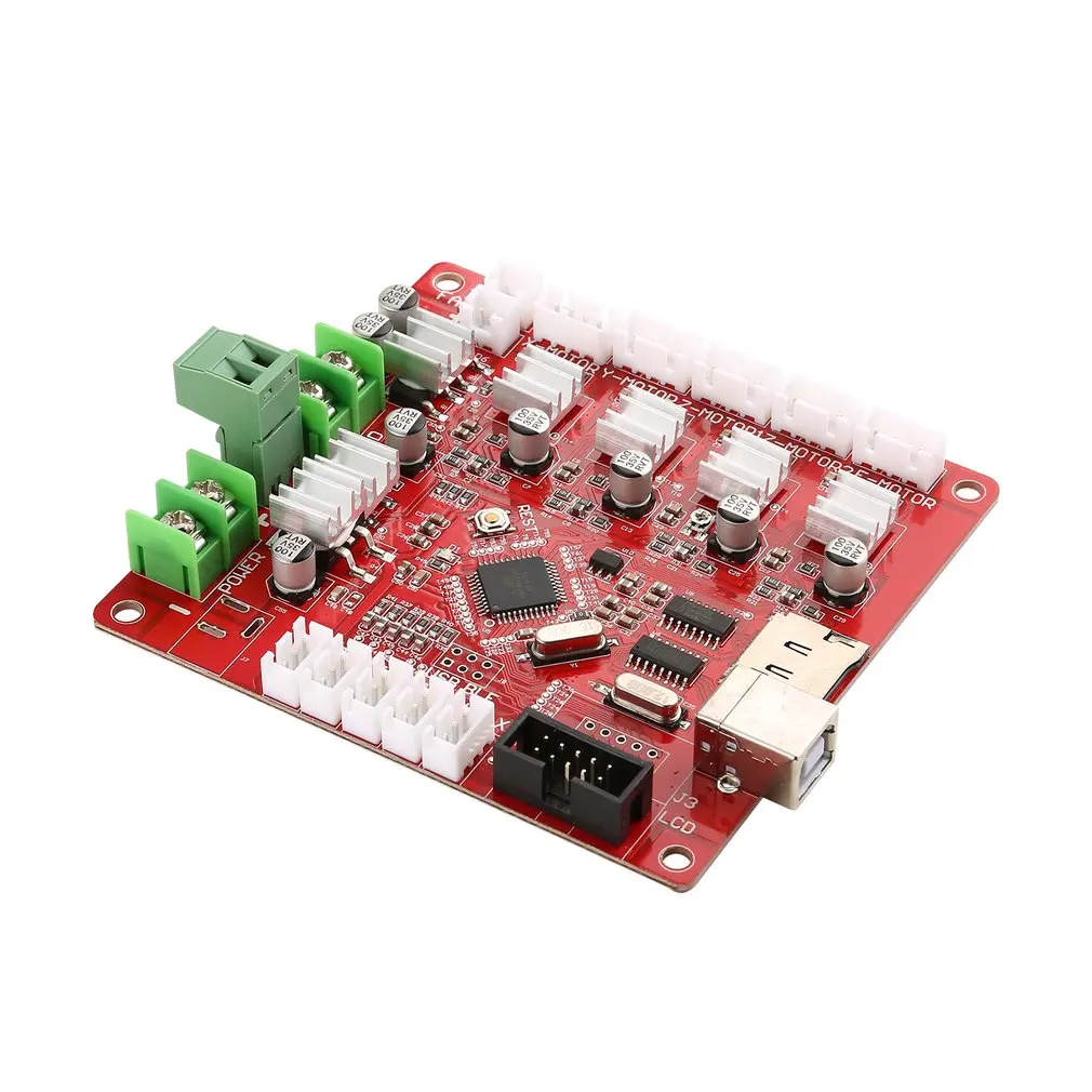 ANET V1.7 3d принтер материнская плата Reprap Ramps1.4 12 В ЖК-Плата управления с USB разъемом для A2 A6 A8 3D настольный принтер