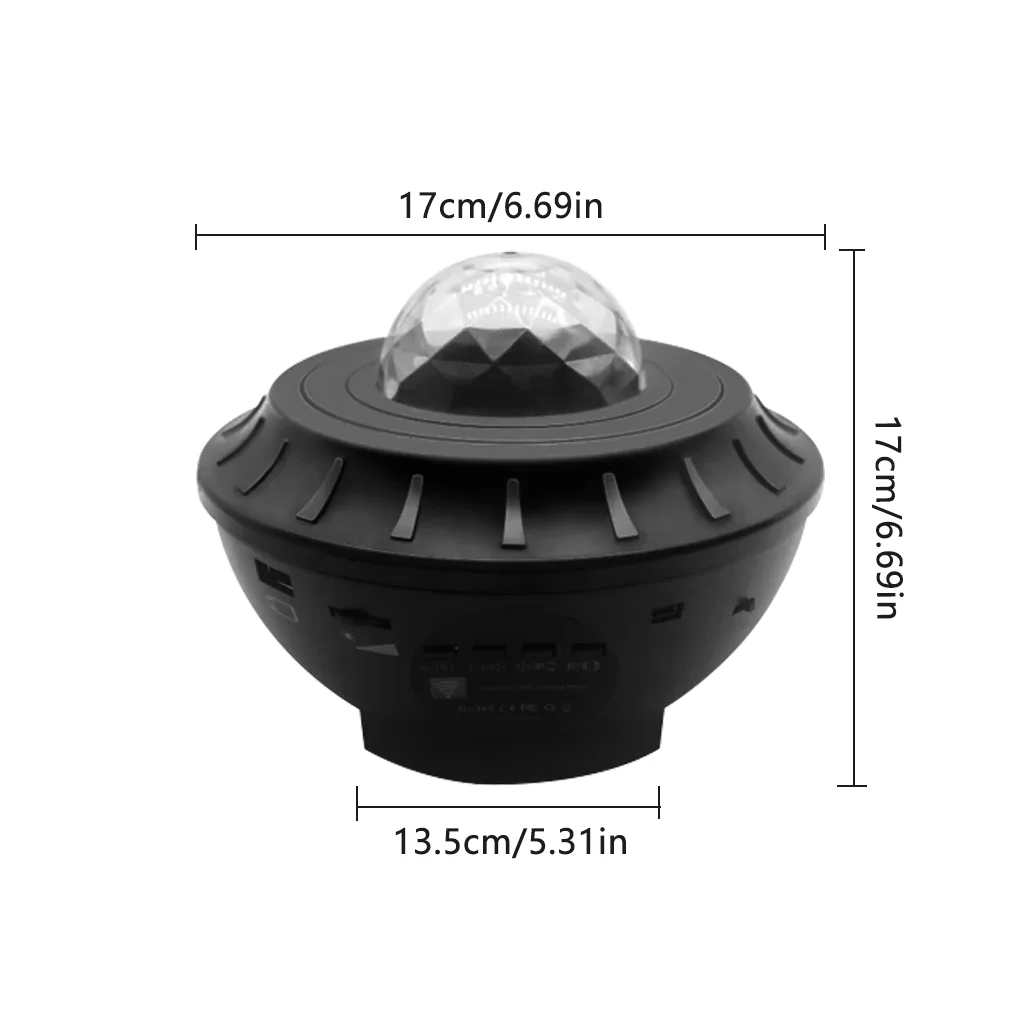 

Светодиодный Звездный проектор ночной Светильник галактика Звездный ночной Светильник океанская волна проектор с музыкой Bluetooth динамик ди...