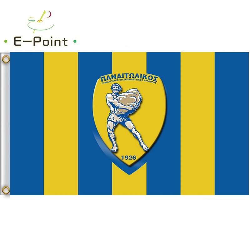 Флаг Греции Panetolikos F.C. 3 фута * 5 футов (90*150 см) размер рождественские украшения для