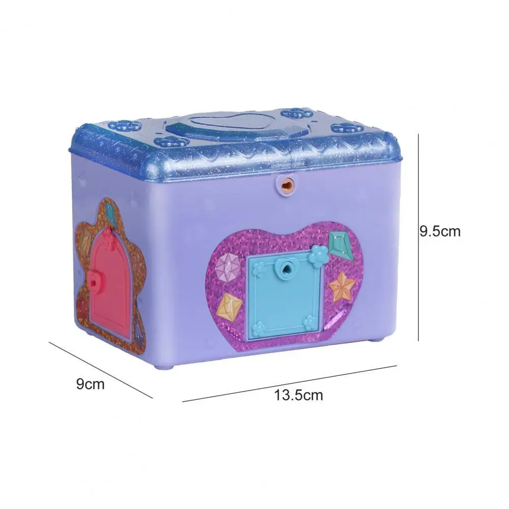 

Jewelry Box Lovely Large Capacity Plastic Cartoon Treasure Chest for Gift
