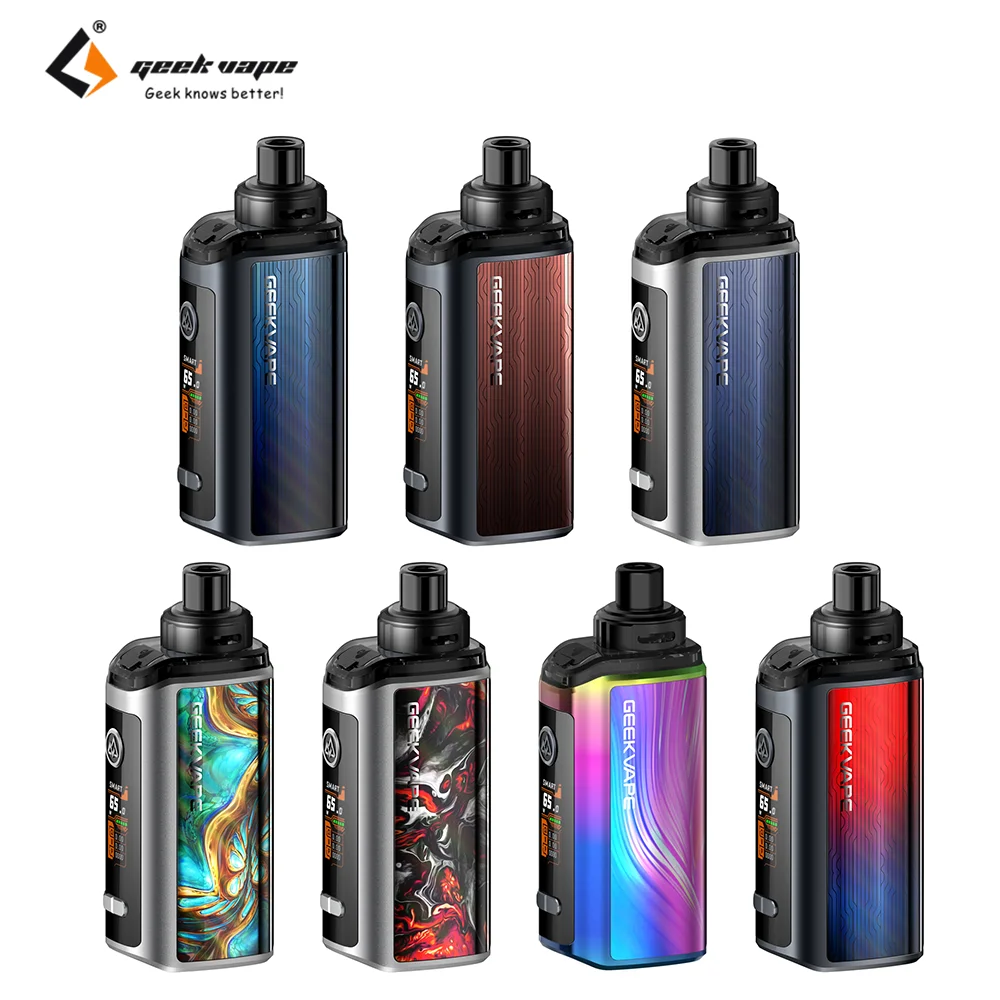 Original Geekvape Obelisk 65 FC Pod Mod Kit 65W House 2* 1100mAh Battery 4.5ml Geekvape B Series CoilsEletronic Cigarette Vape