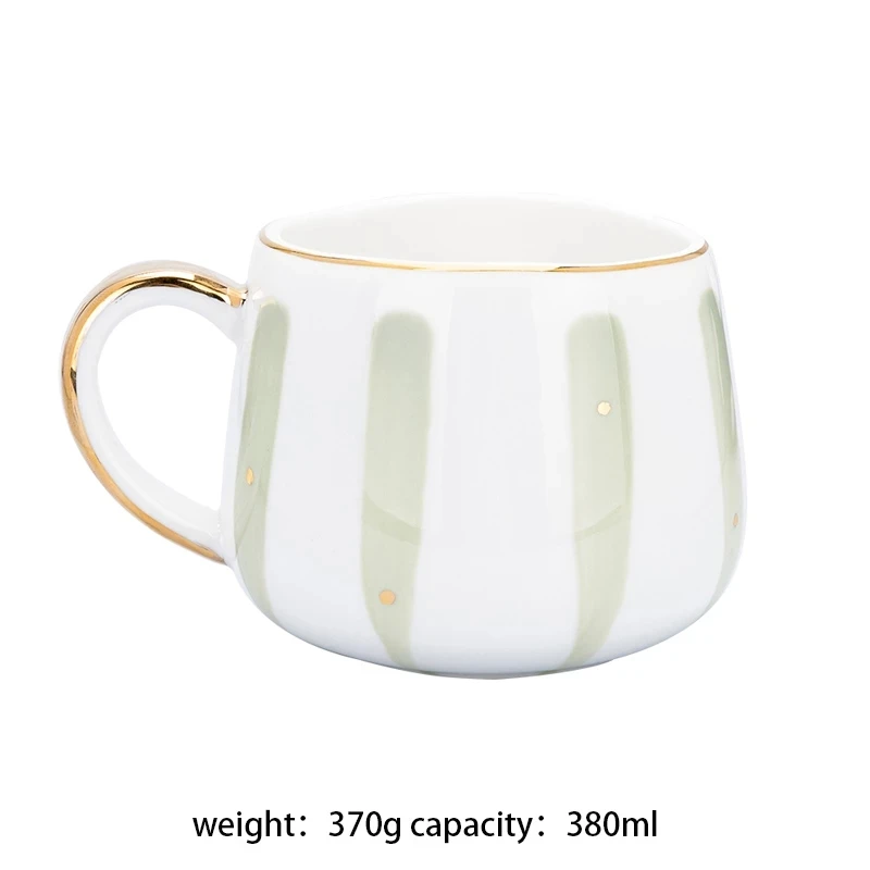 

Creative Home Ceramic Mug Light Luxury Nordic Coffee Mugs Japanese Simple Water Cup Milk Juice Coffee Couple Pair Cups Gift