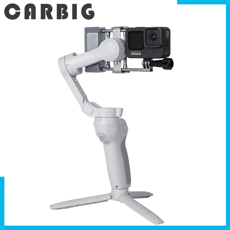

Адаптер для экшн-камеры, Ручной Стабилизатор с креплением на штативе для GoPro 9/8/Osmo Action OM 4/Osmo Mobile 3