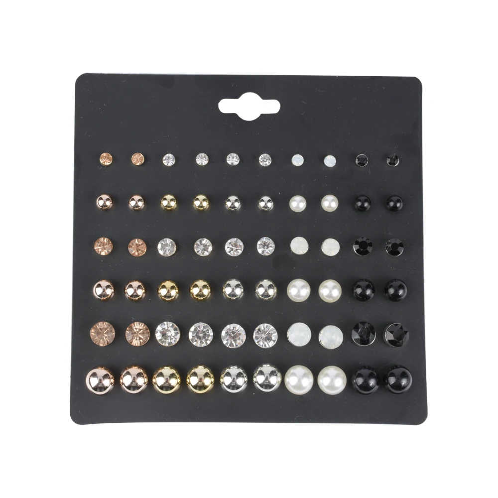 Женский комплект жемчужных серег богемные серьги гвоздики модные украшения 2020