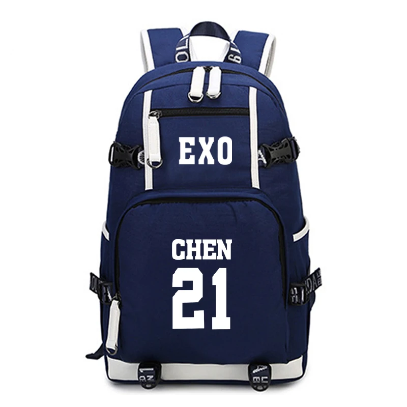 Kpop EXO рюкзак подростковый школьный модные школьные рюкзаки детские дорожные для