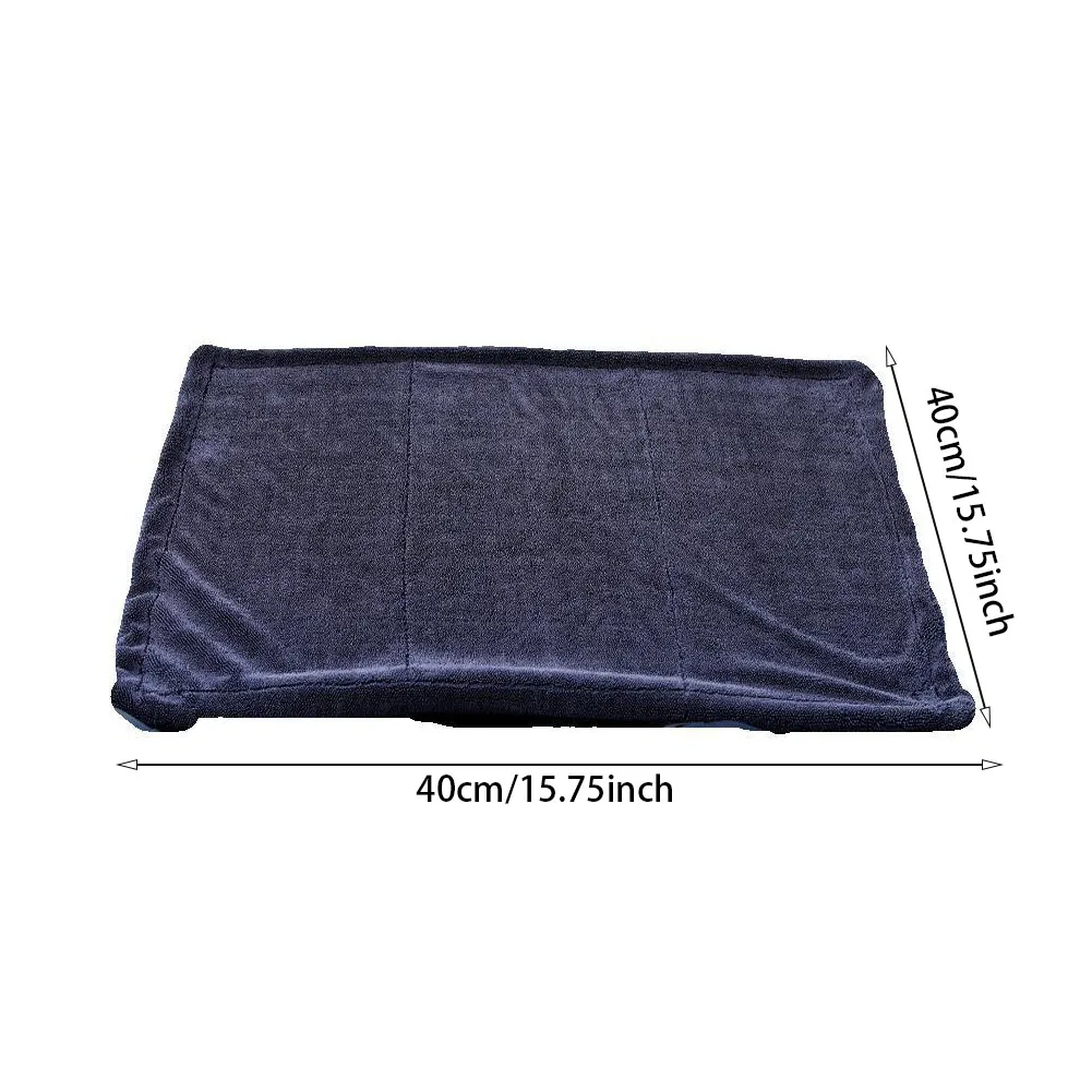 

2pcs 40x40cm Window Accessories Strong Water Absorption Detailing Glass Cleaning Drying Car Wash Towel Professional Auto Cloth