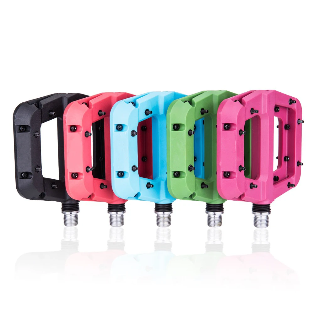 

Педаль для горного велосипеда, 9/16 дюйма, 2 подшипника, нейлоновые, Нескользящие