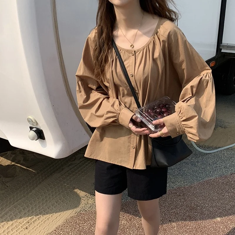 

ZAWAHIKI Basic Solid Casual Woman Pants Summer 2021 Korean Loose High Waist Shorts Straight Fashion Knee Length Femme Pantalon