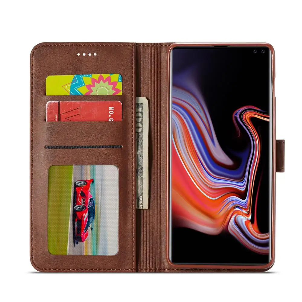Кожаный чехол-книжка с бумажником для samsung Galaxy S11 S11E A51 A71 S10 Plus Note 8 9 10 Ретро чехол