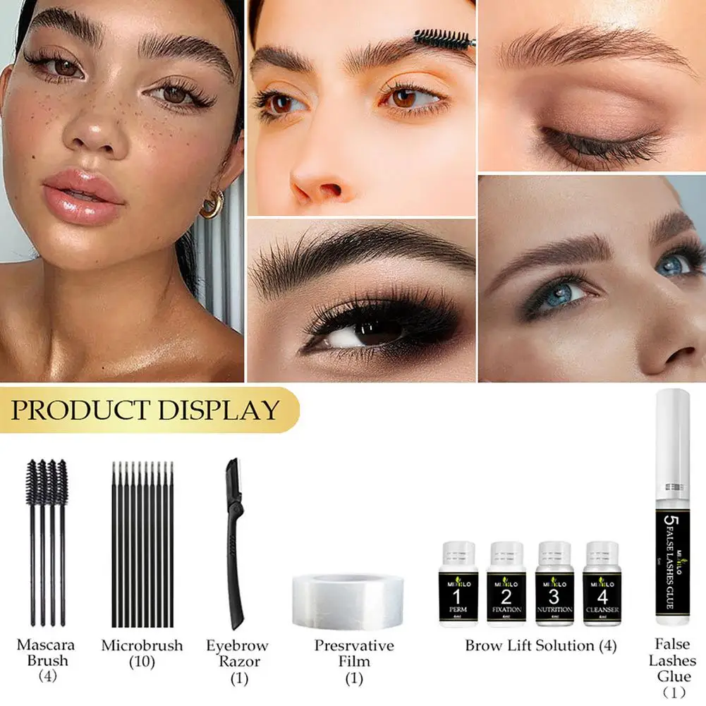 

2 in 1 Eyelash Eyebrow Lifting Set Waterproof Mild Makup Tools