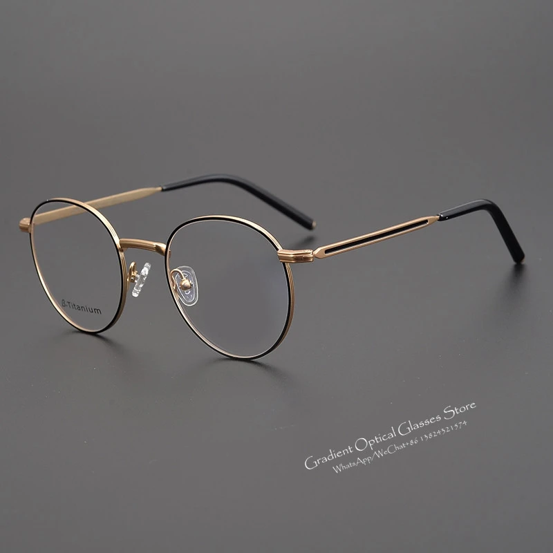 

2020 ультралегкие титановые ретро-очки Suzy Bae в литературной круглой оправе женские оптические очки для чтения по рецепту при близорукости