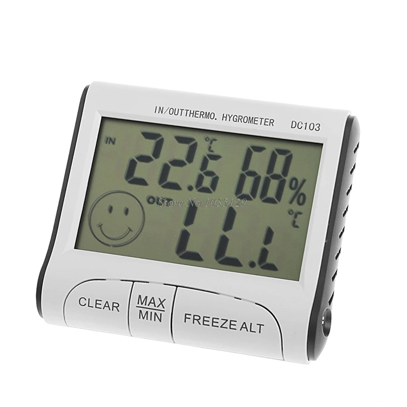 

Digital LCD Outdoor Indoor Weather Thermometer Humidity Meter Tester Tools 2017 Hot Sale Dropship