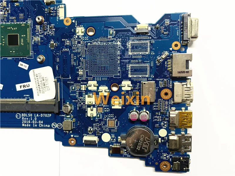858584-601 858584-001 BDL50 LA-D702P UMA w N3710 для HP 250 256 G5 материнская плата ноутбука 100% рабочий |