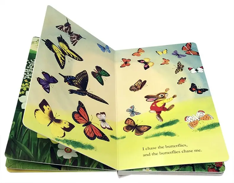 Книга на английском языке Я кролик жесткая карточка книга с картинками для детей