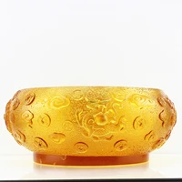 fengming new arrival high quality handicraft 2 5kg gold ember treasure bowl for home decoration