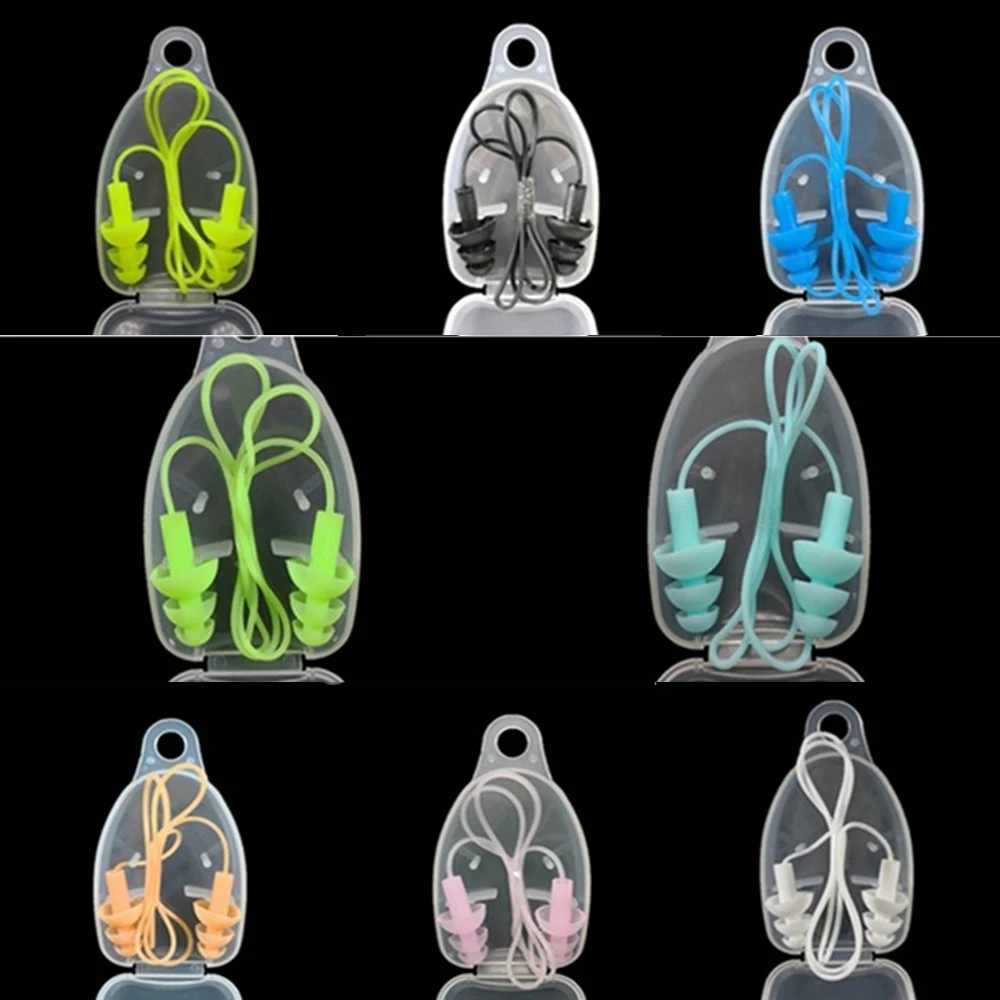 1 пара универсальные Мягкие силиконовые беруши для плавания аксессуары бассейна