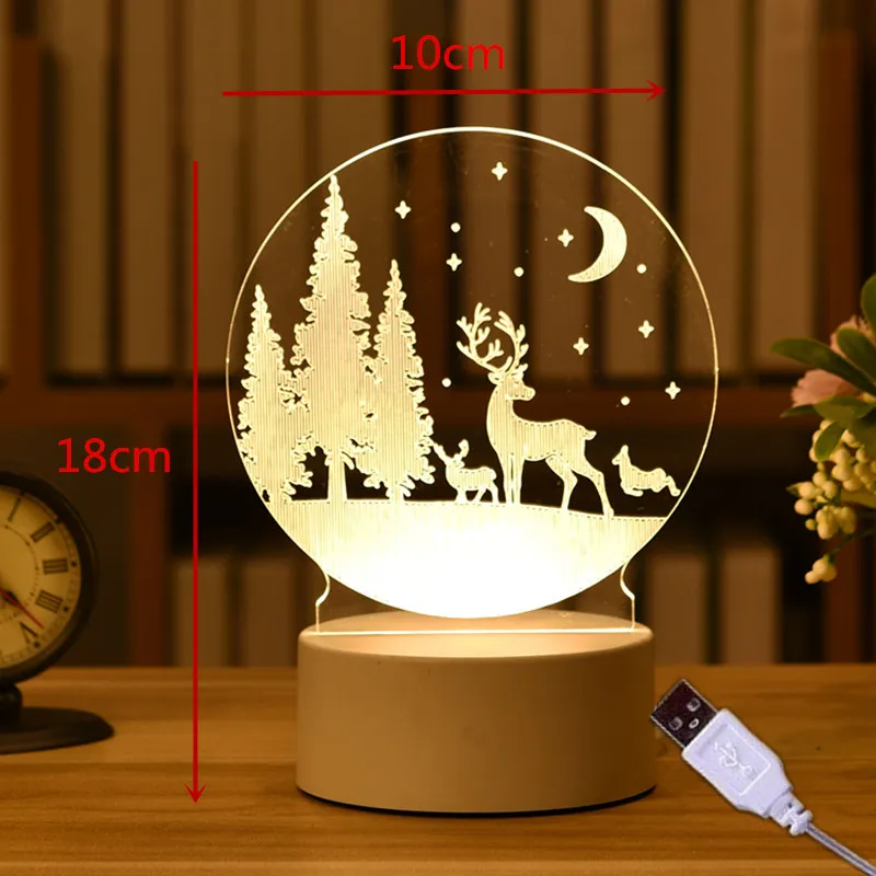 

LED Night Light Roses Bear Love 3D Lamp Acrylic Valentines Day Roses Bear Valentine's Day Wedding Decoration Easter Decoration