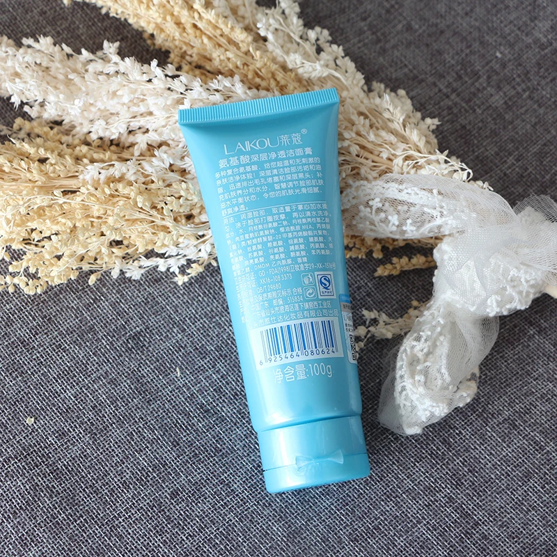 Очищающее средство для лица LAIKOU очищающее с аминокислотой 1 шт. глубокое очищение