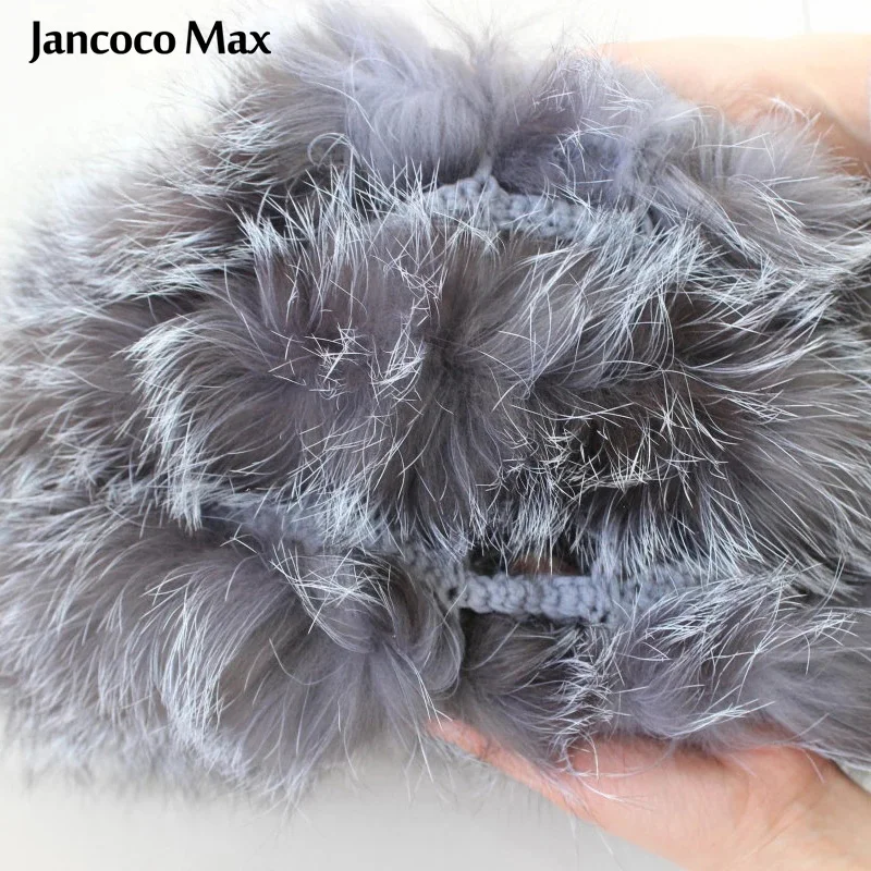 Новый весенний шарф Jancoco Max из натурального Меха чернобурки мягкий теплый женский