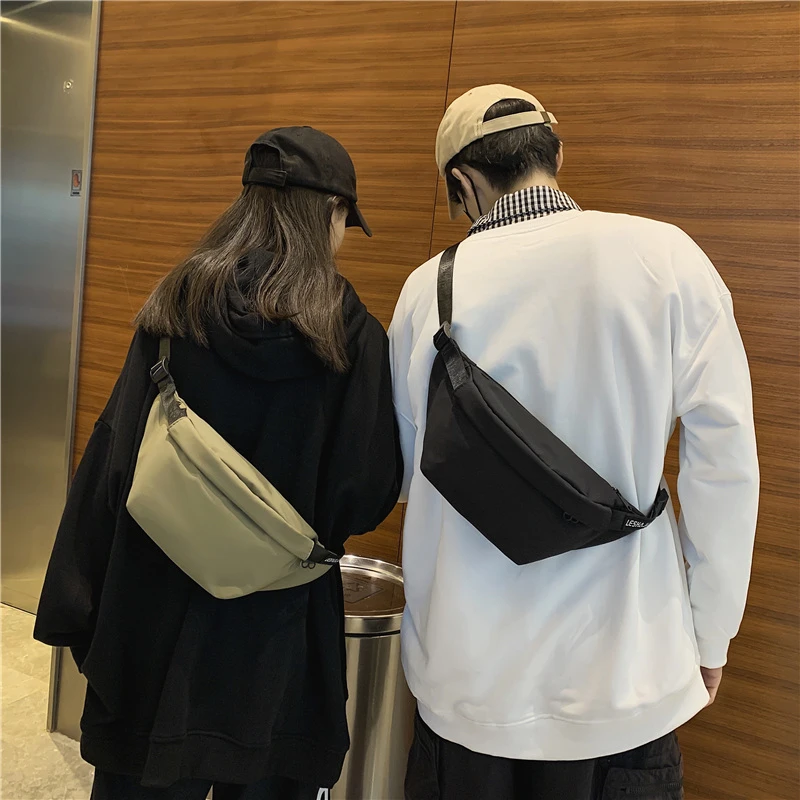 

Простая поясная сумка для пары, Дамский мессенджер, сумочка на плечо с монетницей, многоцветный мужской мессенджер, Холщовая Сумка