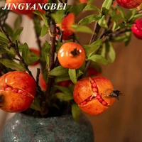 artificial fruit cleft pomegranate branch on the berry home decoration accessories fake fruits