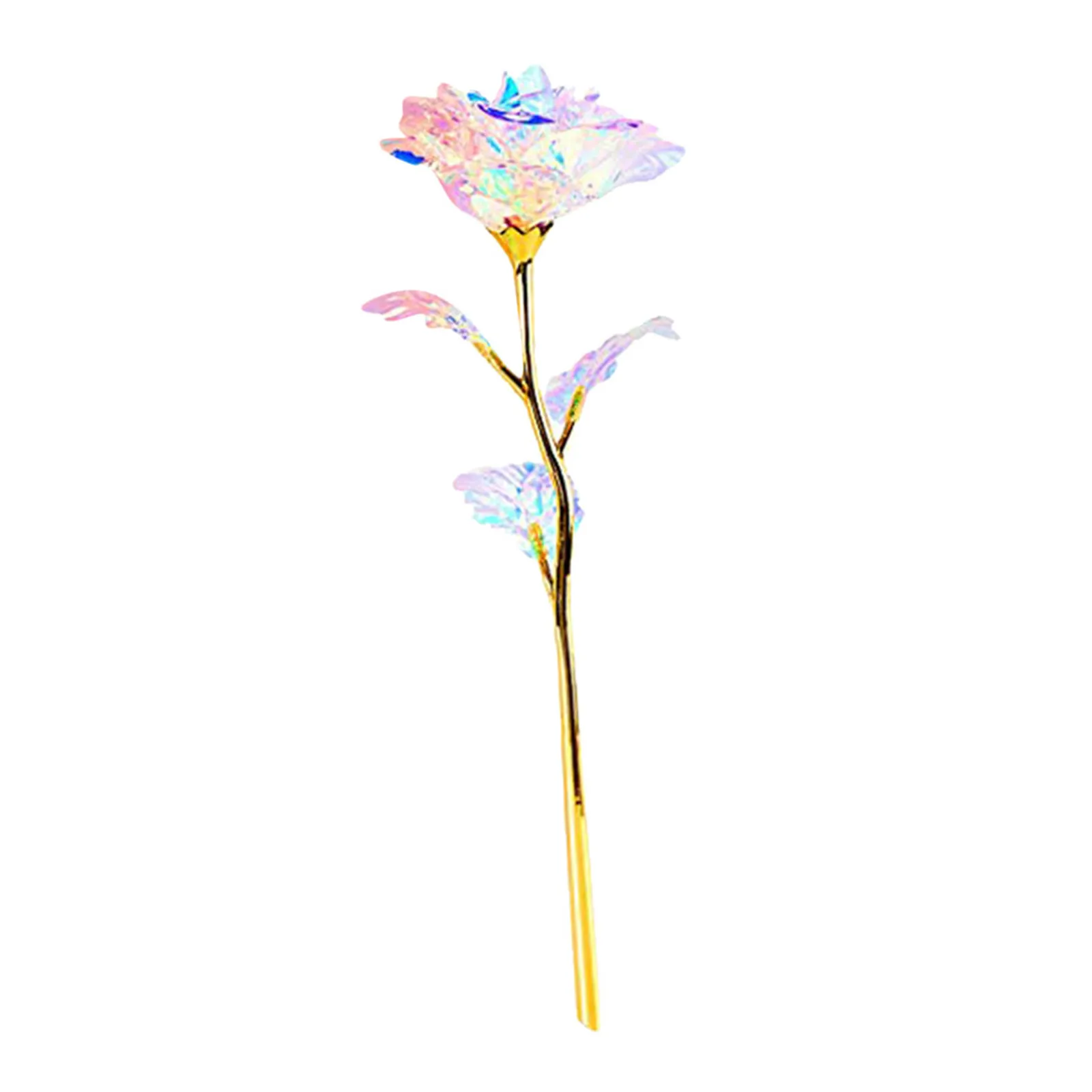 5 шт. разноцветные светящиеся розы искусственные светильник ные цветы уникальные